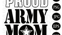 Proud Us Army Mom SVG - 79+  Mom SVG Scalable Graphics