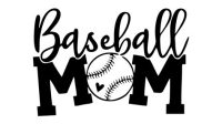 Baseball Mom Heart SVG - 28+  Mom SVG Files for Cricut