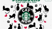 Cat Mom Starbucks Cup SVG - 37+  Ready Print Mom SVG Files