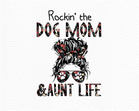Rockin The Dog Mom Life SVG - 95+  Premium Free Mom SVG