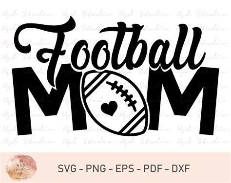 Football Mom Decal SVG - 43+  Mom SVG Printable