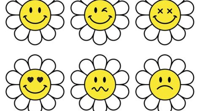 Smiley Face Flower SVG - 87+  Popular Flowers SVG Crafters File