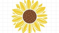 Simple Sunflower SVG Free - 75+  Popular Flowers SVG Cut Files