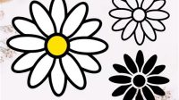 Simple Daisy SVG - 50+  Free Flowers SVG PNG EPS DXF