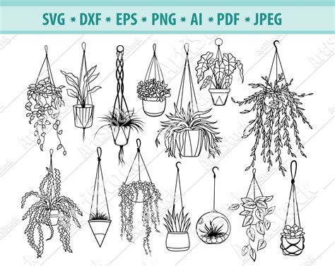 Plant Pot SVG - 96+  Flowers SVG Files for Cricut