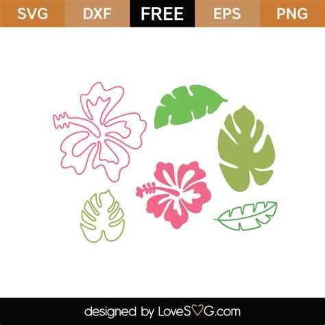 Lilo Flower SVG - 44+  Digital Download Flowers SVG