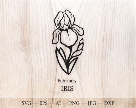Iris Flower SVG - 32+  Flowers SVG Printable