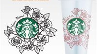 Flower Starbucks Cup SVG - 76+  Flowers SVG Files for Cricut