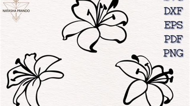 Easter Lily SVG - 90+  Popular Flowers SVG Cut Files