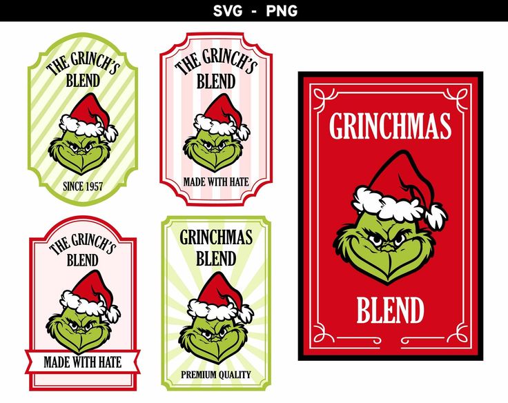 The Grinch Blend svg, Grinchmas Blend svg, Grinch Coffee png, Grinch