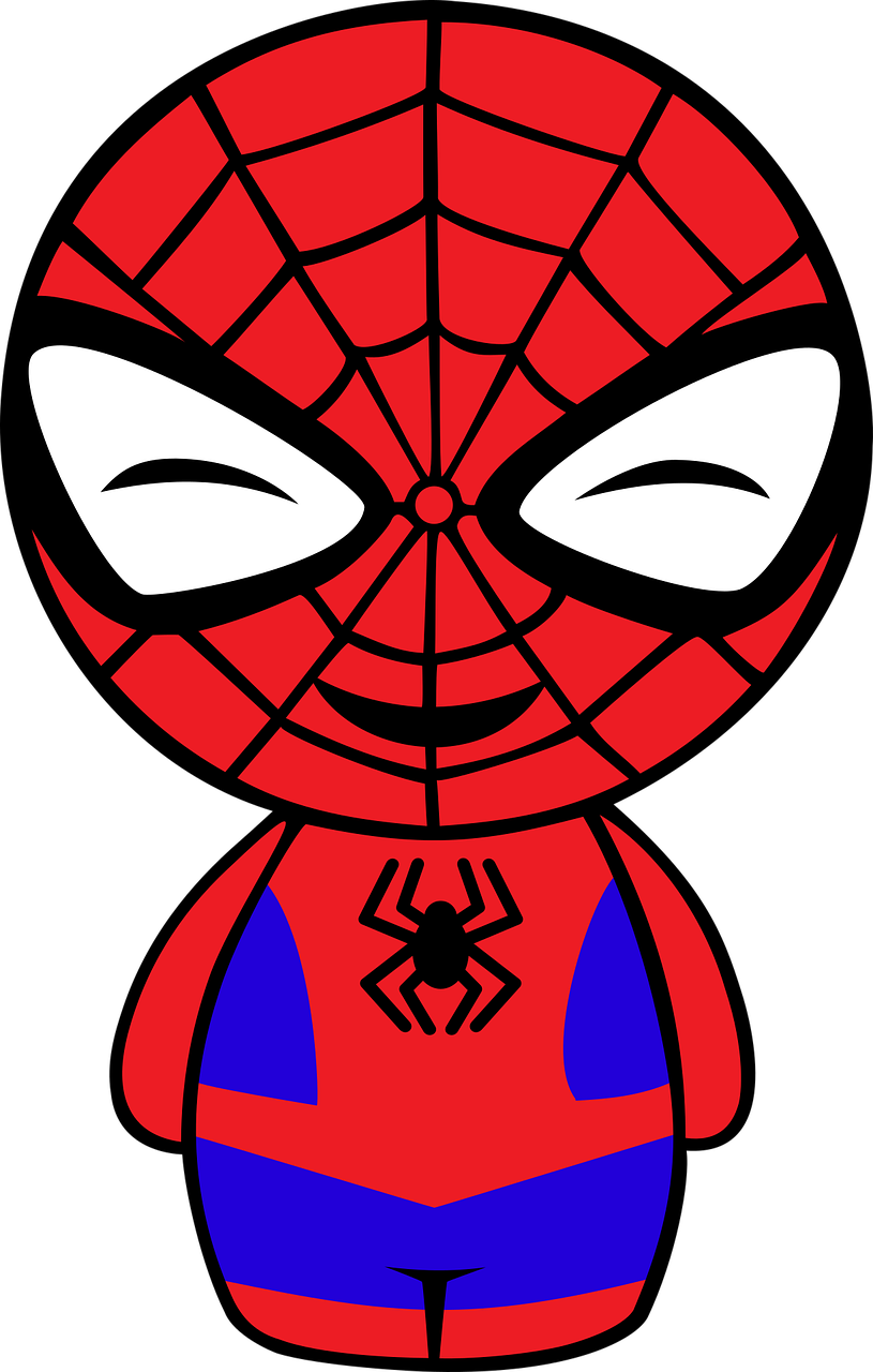 Baby Spiderman Svg, Cute Spiderman Svg, Baby Spiderman Cutfiles, Little
