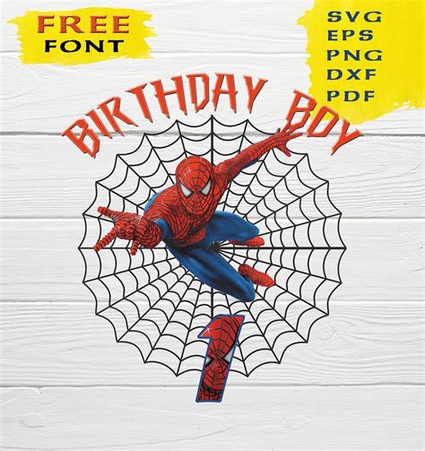 Spiderman Birthday SVG Free - 82+  Spiderman SVG Scalable Graphics