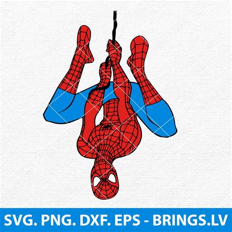 Spiderman Upside Down SVG - 44+  Spiderman SVG Printable