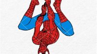 Upside Down Spiderman SVG - 16+  Best Spiderman SVG Crafters Image